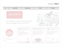 Tablet Screenshot of clic-cctp.com